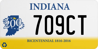 IN license plate 709CT