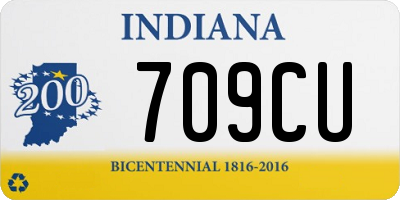 IN license plate 709CU