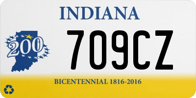 IN license plate 709CZ