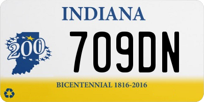 IN license plate 709DN