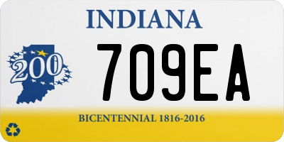 IN license plate 709EA