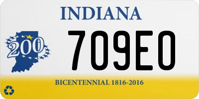 IN license plate 709EO