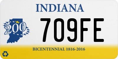 IN license plate 709FE