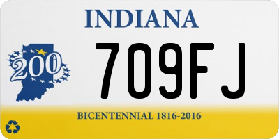 IN license plate 709FJ