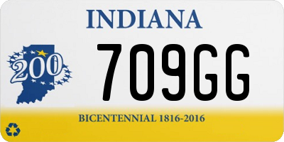 IN license plate 709GG