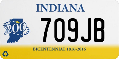 IN license plate 709JB