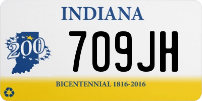 IN license plate 709JH