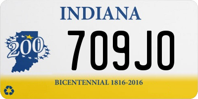 IN license plate 709JO