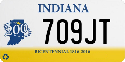 IN license plate 709JT