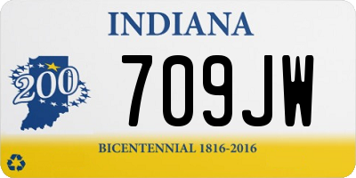 IN license plate 709JW