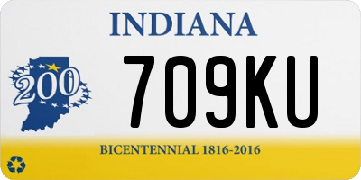 IN license plate 709KU