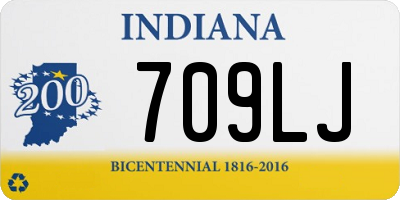IN license plate 709LJ