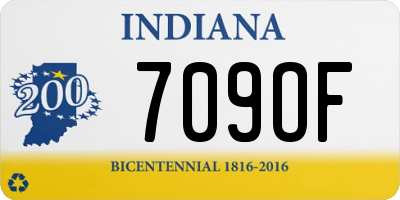 IN license plate 709OF