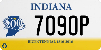 IN license plate 709OP