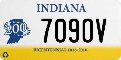 IN license plate 709OV