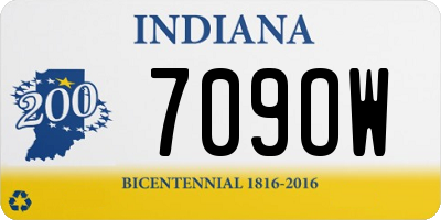 IN license plate 709OW