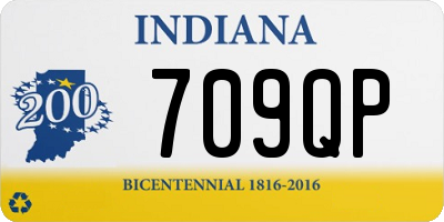 IN license plate 709QP