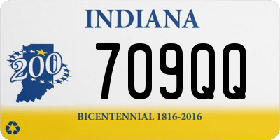 IN license plate 709QQ