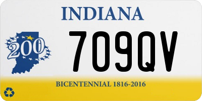 IN license plate 709QV