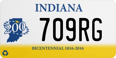 IN license plate 709RG