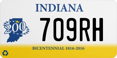 IN license plate 709RH