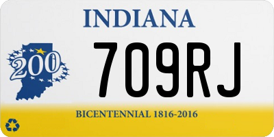 IN license plate 709RJ