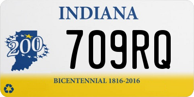 IN license plate 709RQ