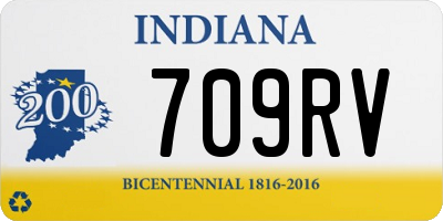 IN license plate 709RV