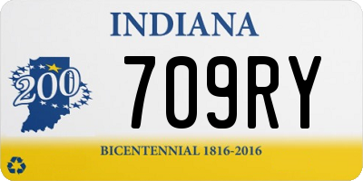 IN license plate 709RY