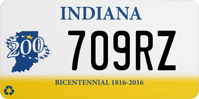 IN license plate 709RZ