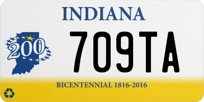 IN license plate 709TA