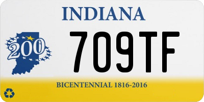 IN license plate 709TF