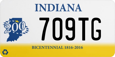 IN license plate 709TG