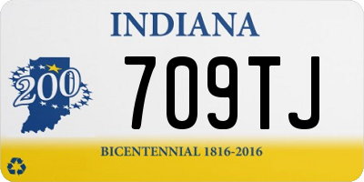 IN license plate 709TJ