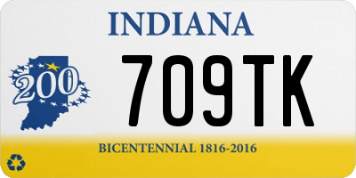 IN license plate 709TK