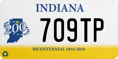 IN license plate 709TP