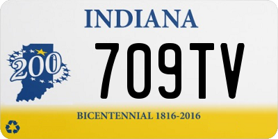 IN license plate 709TV