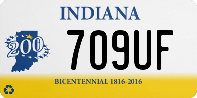 IN license plate 709UF