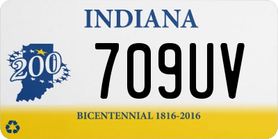 IN license plate 709UV