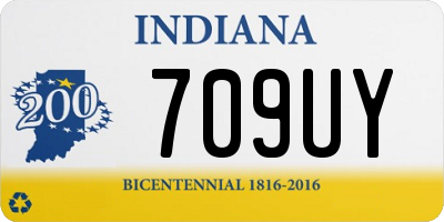IN license plate 709UY