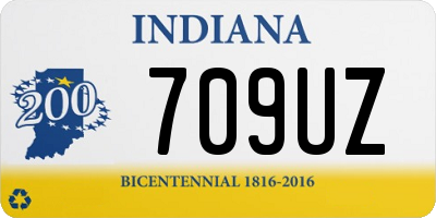 IN license plate 709UZ