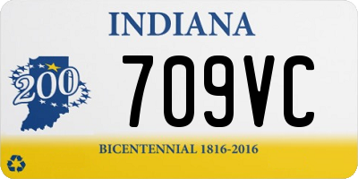 IN license plate 709VC
