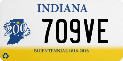 IN license plate 709VE