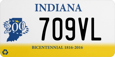 IN license plate 709VL