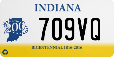 IN license plate 709VQ