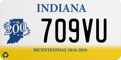 IN license plate 709VU