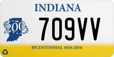 IN license plate 709VV