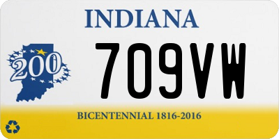 IN license plate 709VW