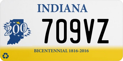 IN license plate 709VZ