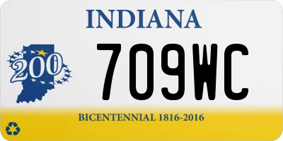 IN license plate 709WC